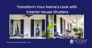 Exterior custom shutters